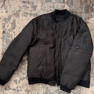 Rare COACH Men's Classic Black Bomber Jacket